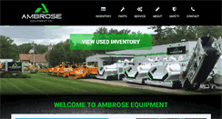 Desktop Screenshot of ambroseequipment.com