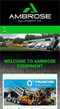 Mobile Screenshot of ambroseequipment.com